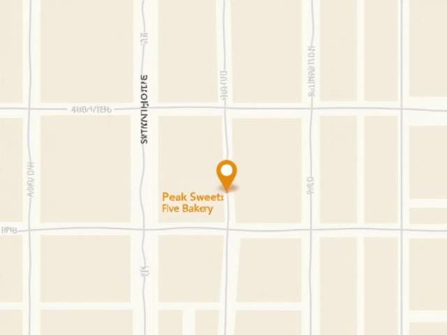 Map showing Peak Sweets location