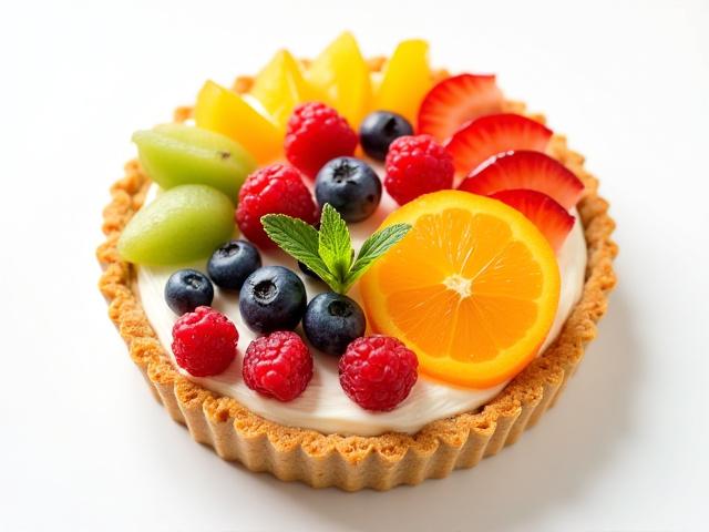 Vibrant Seasonal Fruit Tart